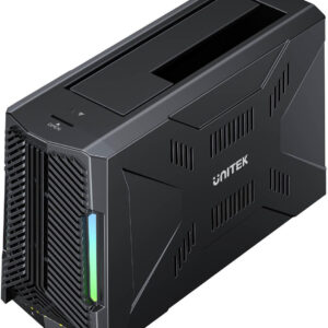 Unitek Stacja dokująca, 1x dysk M.2 NVMe, 1x dysk SATA, USB-C 10 Gbps S1234B01-EU