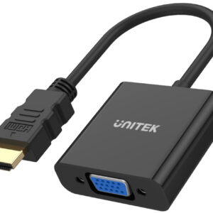 Unitek Y-6333 adapter HDMI to VGA + audio