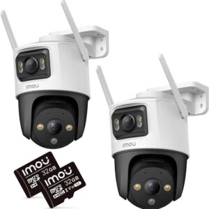 Zestaw 2 kamer IP IMOU Cruiser Dual 10MP (5MP + 5MP) z kartami pamięci 32GB