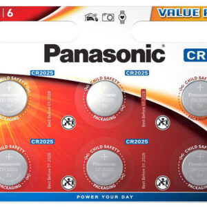 Bateria CR2025 PANASONIC (blister 6 szt.)