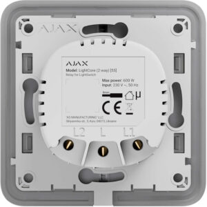 AJAX Włącznik światła LightCore (2-way) vertical