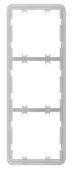 AJAX Ramka Frame 3-seats vertical