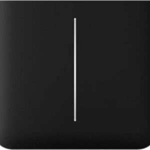 AJAX Przycisk SideButton (2-gang) vertical (black)
