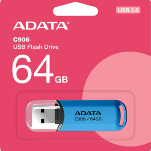 Adata Pendrive C906 64GB USB2.0 niebieski