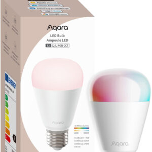 Aqara LED Bulb T2 RGB CCT E27 | Żarówka LED | Thread, Zigbee, Bluetooth, 950lm, 10.5W