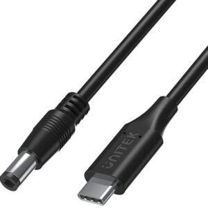 Unitek Kabel zasilający do laptopa 65W USB-C - DC5,5mm