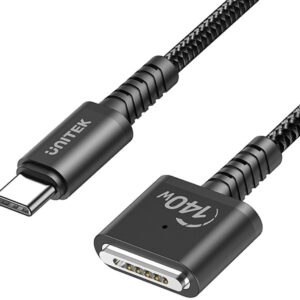 Unitek Kabel zasilający USB-C - MagSafe 3 140W 1 m
