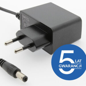 ZASILACZ WTYCZKOWY ESPE 12V 2A 24W WTYK PROSTY 2,1x5,5mm 5 LAT GW.