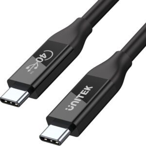Unitek przewód USB-C 4.0 PD 100W 40 Gbps 8K 0,8 m