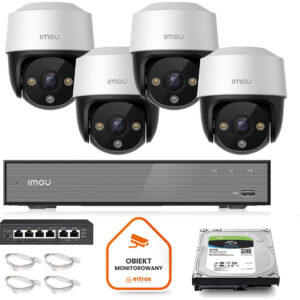 Zestaw monitoringu Imou 4x kamera Cruiser 4MP POE