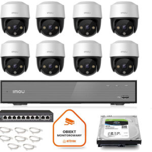 Zestaw monitoringu Imou 8x kamera Cruiser 4MP POE