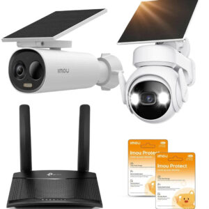 Zestaw kamer solarnych Imou Cell PT i 3C AIO 3MPx z routerem 4G
