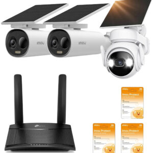 Zestaw kamer Imou 1x Cell PT kit, 2x Cell 3C AIO z routerem 4G