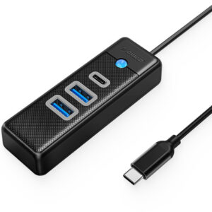 Hub USB-C Orico Hub USB-C 2x USB-A 3.1 + USB-C czarny
