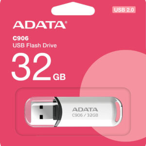 Adata Pendrive C906 32GB USB2.0 białe