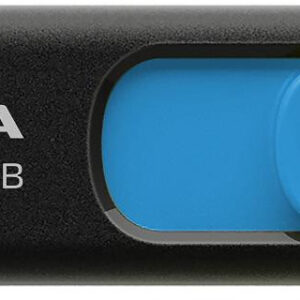 Adata Pendrive UV128 64GB USB 3.2 Gen1 czarno - niebieski