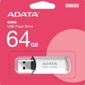 Adata Pendrive C906 64GB USB2.0 biały