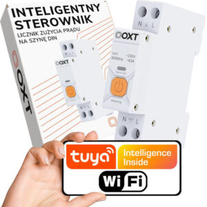 Inteligentny Sterownik OXT | 63A | Licznik | WiFi | Tuya T335