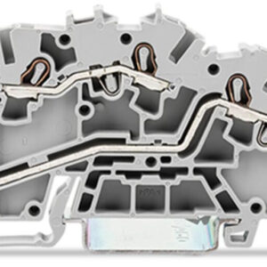 Złączka szynowa WAGO 2‑piętrowa 2,5mm2 L/L szara 2003‑7642 TOPJOBS 1szt