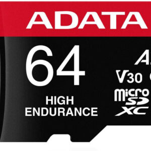 Adata Karta microSD High Endurance 64GB UHS1 U3 V30 A2 100/80MB/s + Adapter