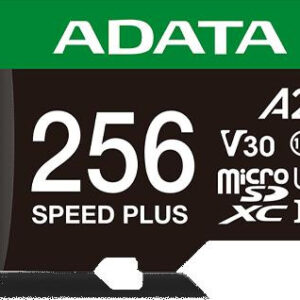 Adata Karta pamięci microSD Speed Plus 256GB UHS1 U3 V30 A2 180/160 MB/s