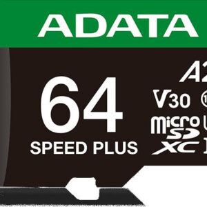 Adata Karta pamięci microSD Speed Plus 64GB UHS1 U3 V30 A2 160/140 MB/s